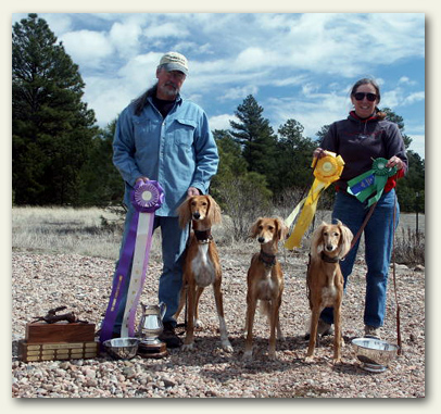 Rusty, Bandi and Angel 2005 Front Range Challenge