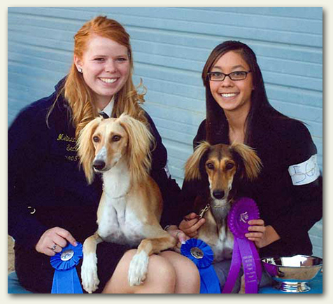 The girls at one of their first shows